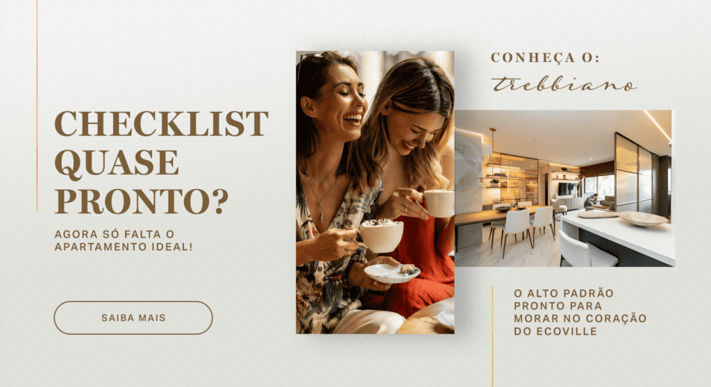 Apartamento novo: checklist completo do que comprar para começar bem.
