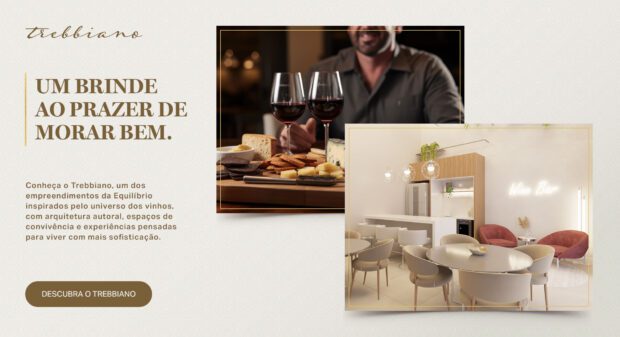Trebbiano, empreendimento da Equilíbrio que se relaciona com o mundo dos vinhos e wine bars em Curitiba.
