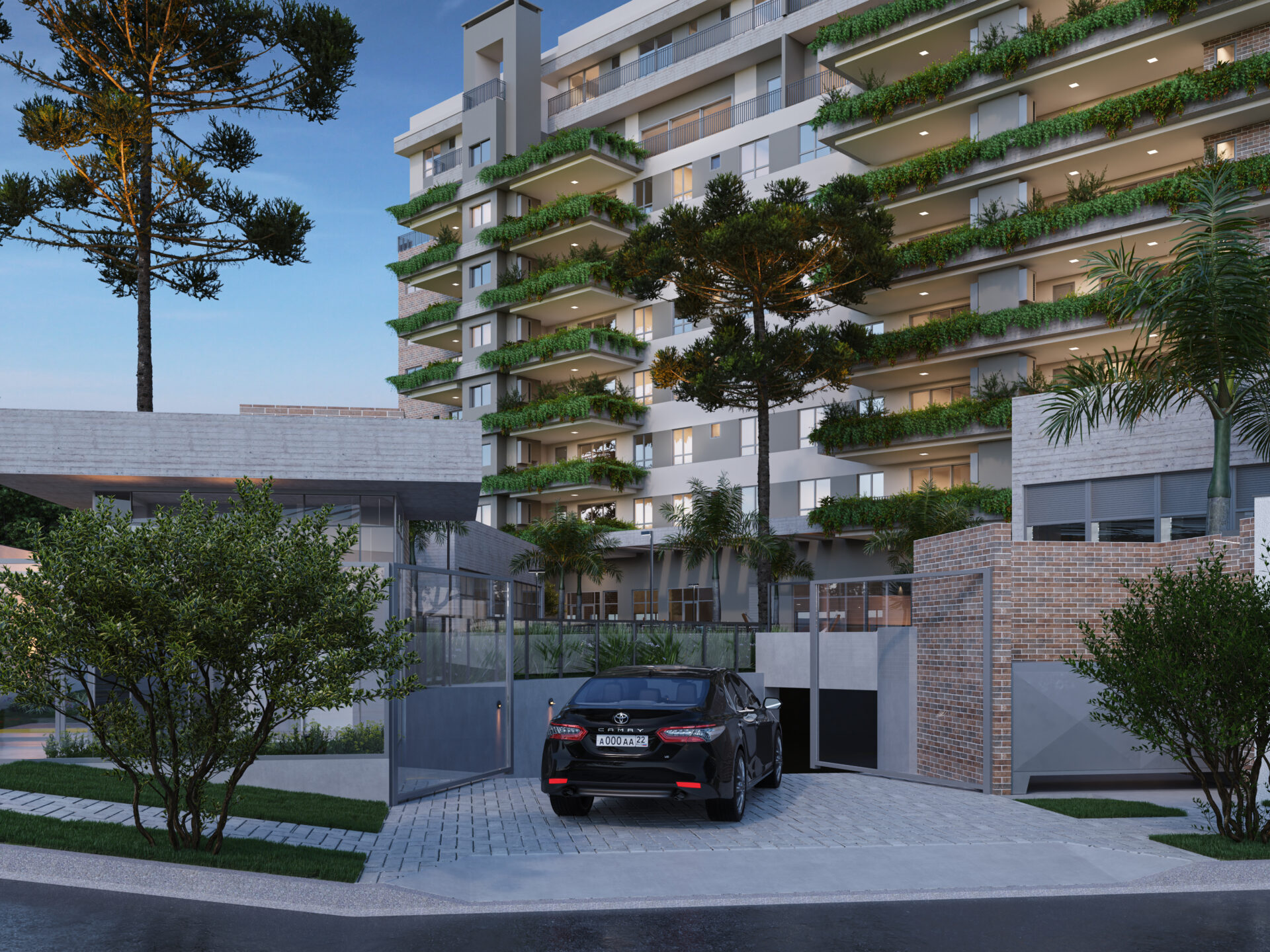 Garagem e depósitos privativos para todas as unidades