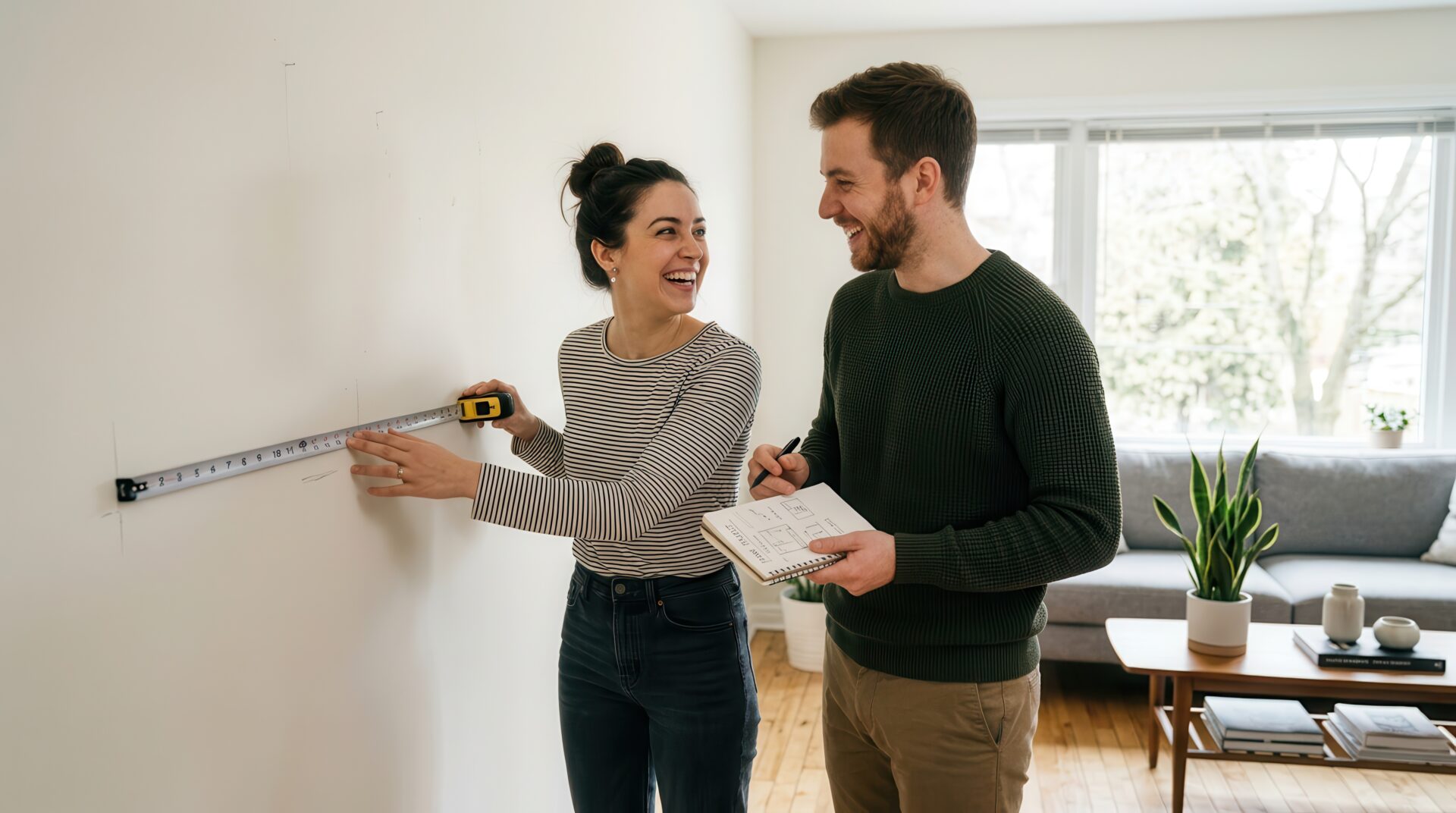 O Dia da Medida permite aos futuros moradores visitar o apartamento para fazer as medições dos ambientes e iniciar o planejamento da mudança.