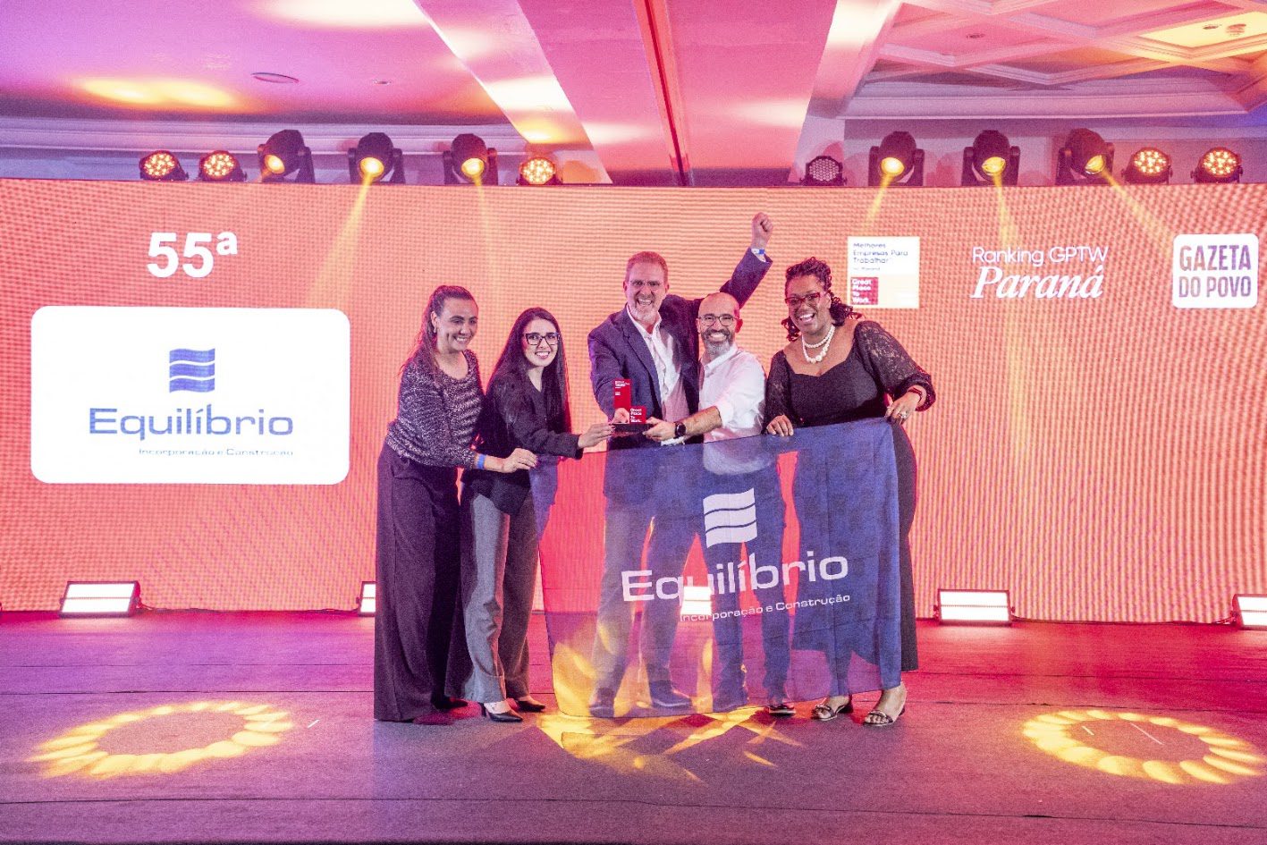 Construtora Equilíbrio é reconhecida como um dos melhores lugares para trabalhar no Brasil pelo terceiro ano consecutivo